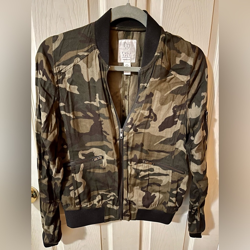 Army print jacket